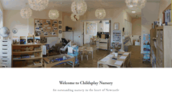 Desktop Screenshot of childsplaynursery.org.uk